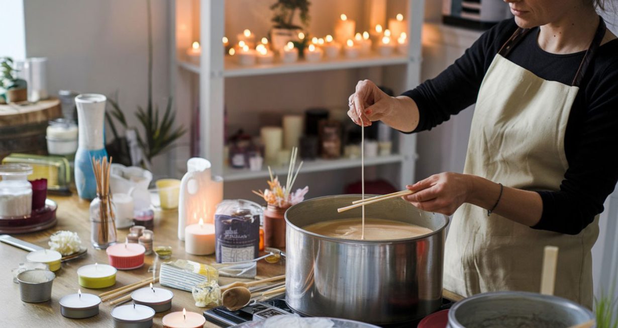 Como Crear Velas Artesanales en Casa